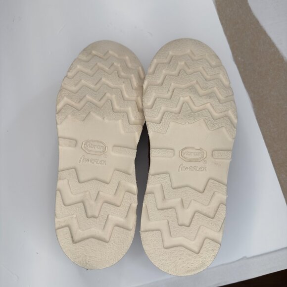 B&W Men’s Suede Penny Loafers Vibram Morflex Sole Size 11 Cognac Brown - Picture 13 of 14